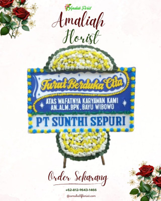 Papan Bunga Duka di Kurik